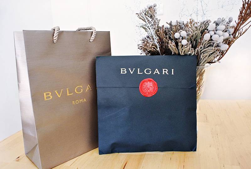 BVLGARI 寶格麗 VIP 書寫專案完成後寄給韓玉青的品牌紀念禮物